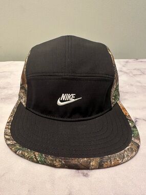 Nike Black Cap with Realtree Camo Brim